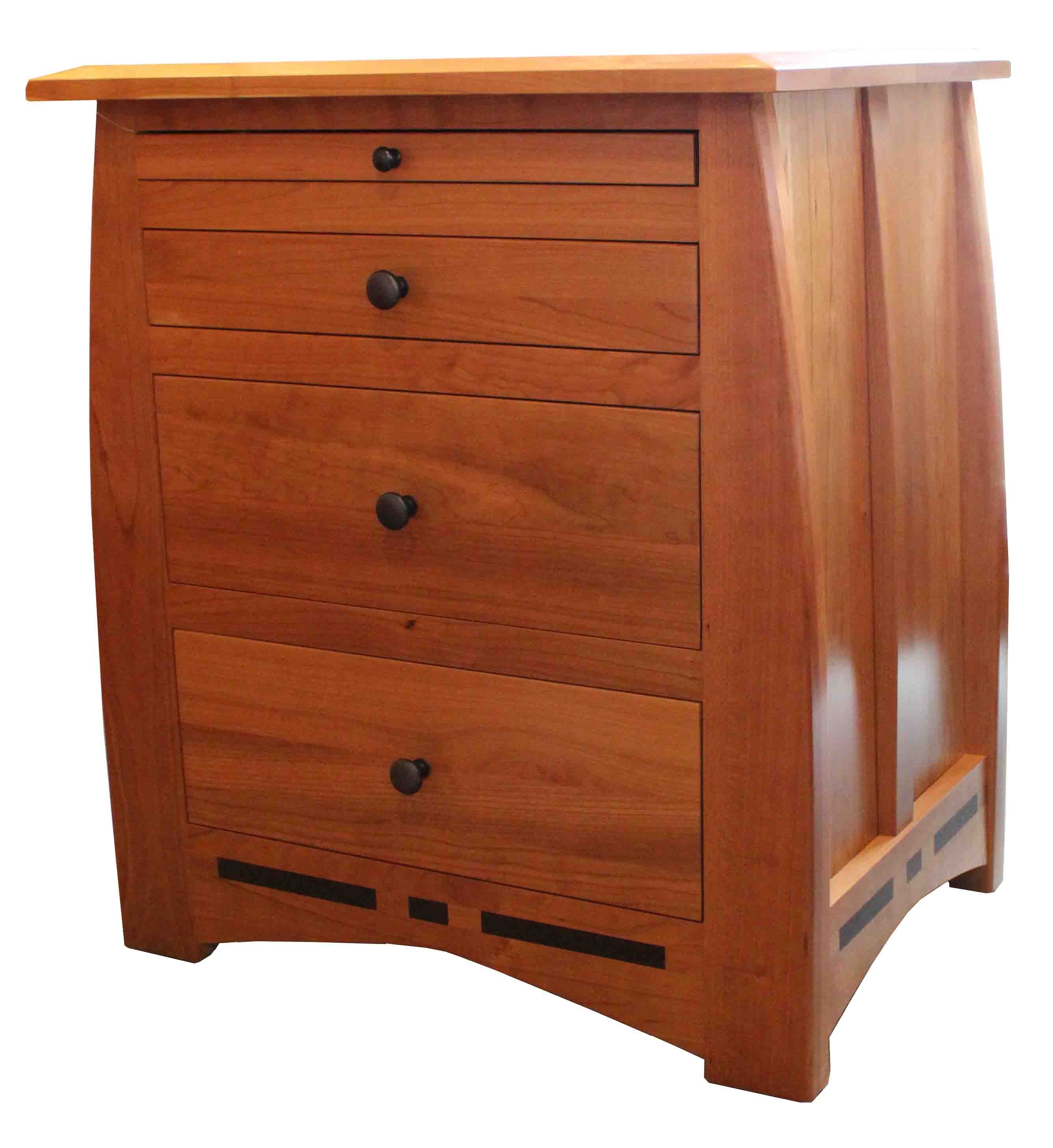 Trend Manor Bedroom Natural Solid Wood 3 Drawer Nightstand 708556   Tre 2502 Soft Close 3 Drw Nightstand Natural 708556 